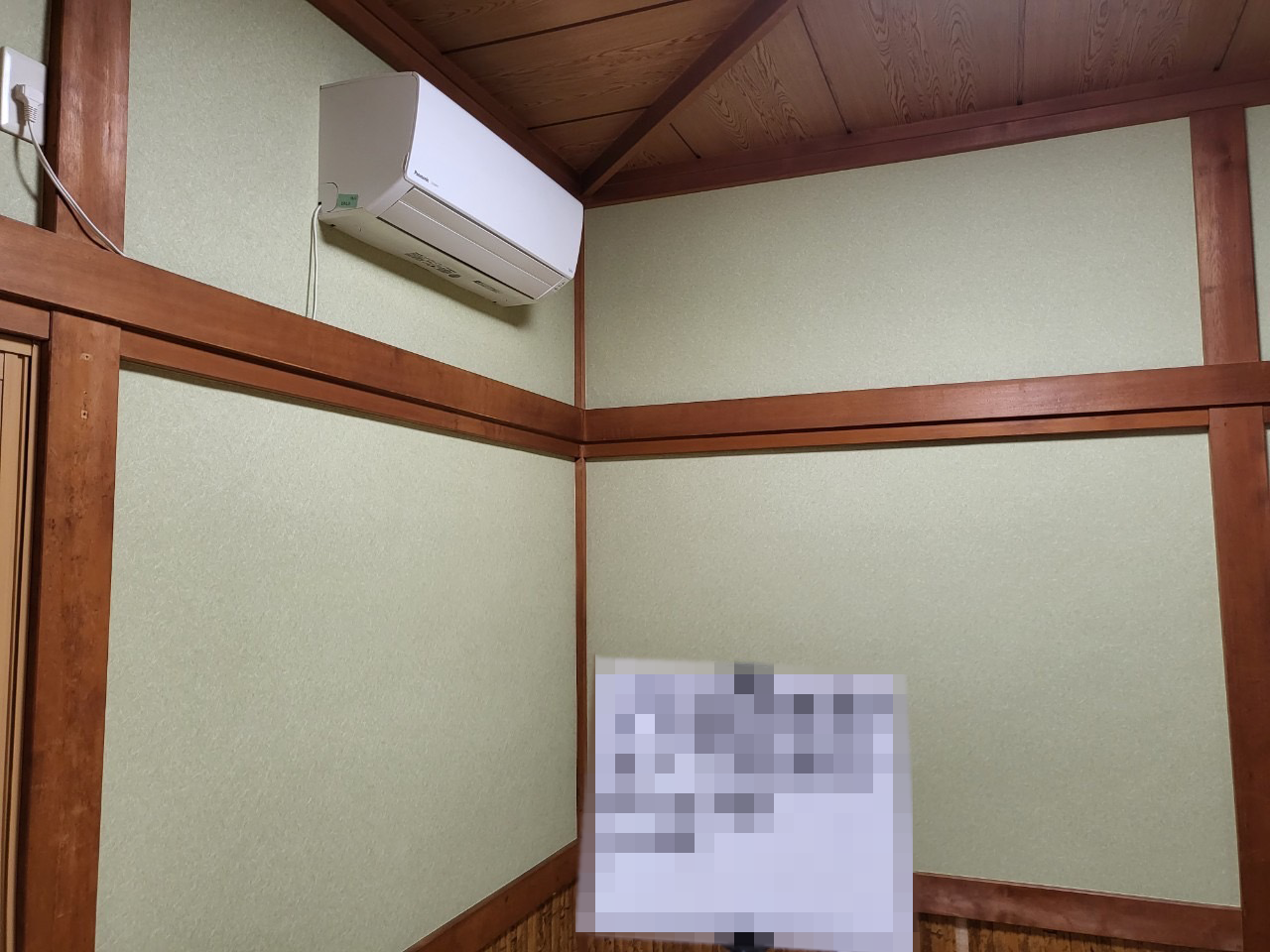 土壁→クロス貼工事